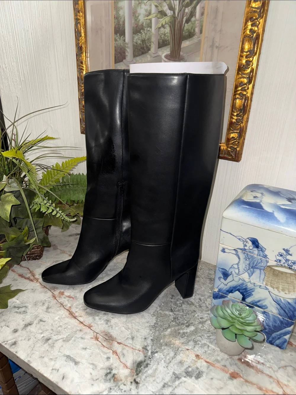 Black Knee-High Women’s Boots